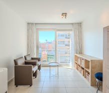 Ready to move in 1 bedroom apartment with terrace and side sea view!