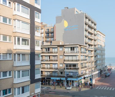 Ready to move in 1 bedroom apartment with terrace and side sea view!