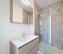 BEN-appartement op de 2de verdieping met terras te huur op Linkeroever