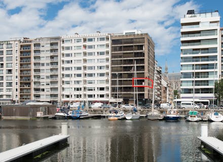 Magnifiek appartement langs de jachthaven te Oostende