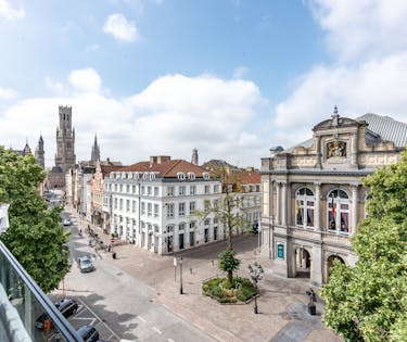Exclusieve penthouse met historisch uitzicht in hartje Brugge