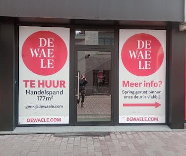 Handelspand te huur in het centrum van Genk