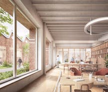 Kantoorruimte van ca. 232 m² in project Walle te Kortrijk