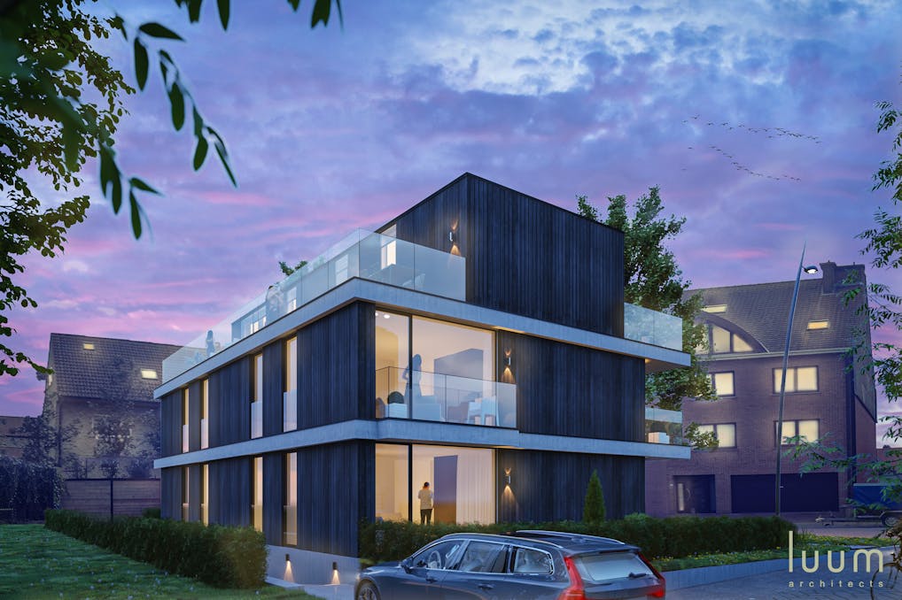 Penthouse (100m²) met ruime terrassen in residentie Cézanne