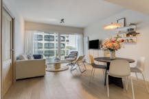 Gerenoveerd appartement met 1 slaapkamer en terras in De Panne