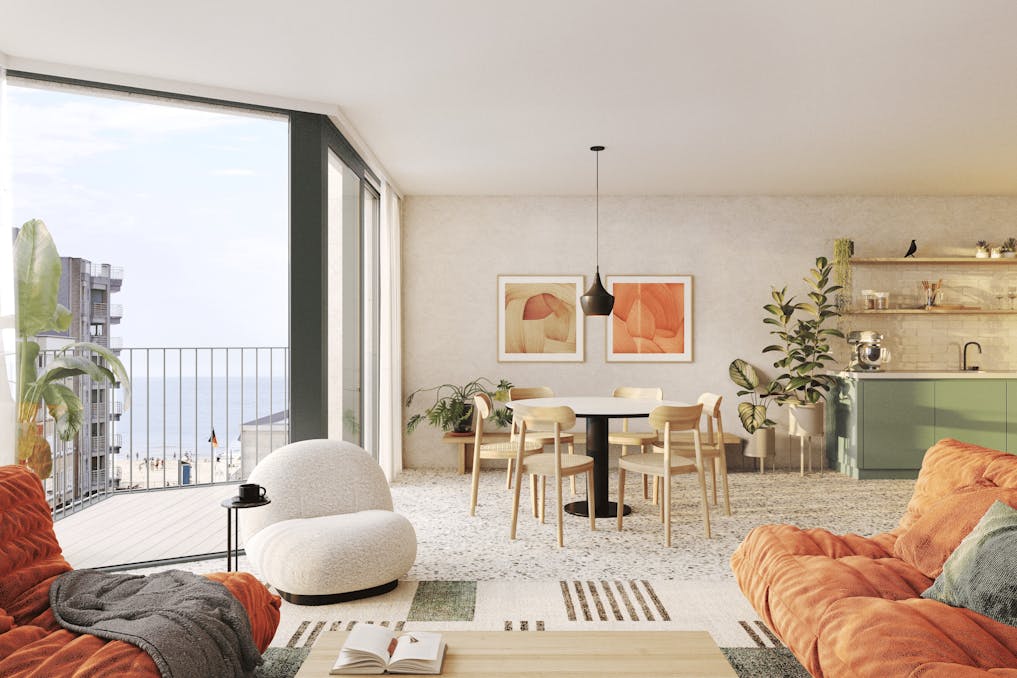 Nieuwbouwappartement met zicht op zee in Residentie ZonZicht