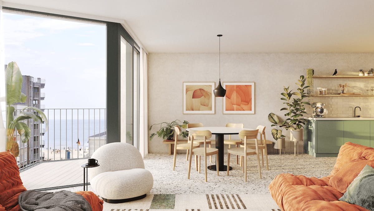 Nieuwbouwappartement met zicht op zee in Residentie ZonZicht