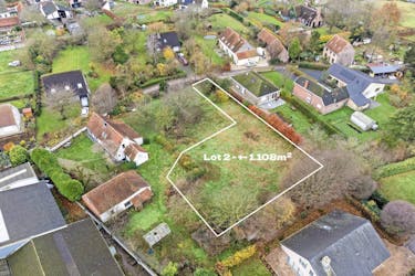 Perceel bouwgrond van 1108 m² te koop in Semmerzake