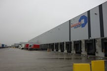 Nog op te richten logistiek magazijn in de Gentse haven