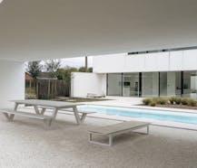 Hypermoderne strakke villa met zwembad in Gits