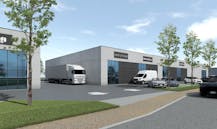 Nieuwbouw KMO-unit van ca. 285 m² in Dentergem