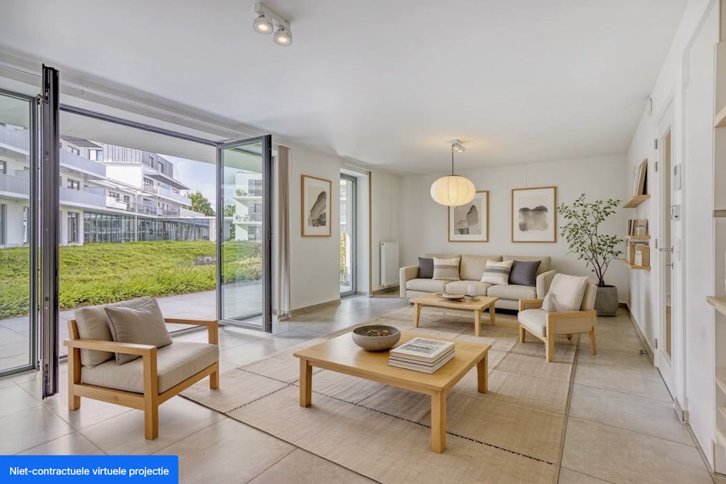 Gelijkvloers appartement te koop in Sint-Michiels