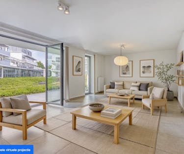 Gelijkvloers appartement te koop in Sint-Michiels