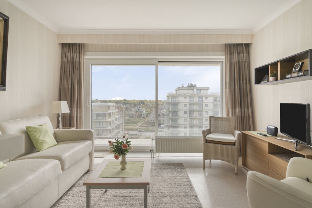 Gemeubelde studio met kelder vlakbij zee in De Panne