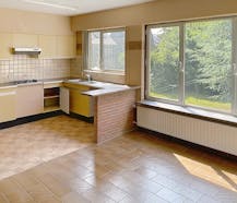 Vilvoorde: te renoveren bel-étage huis met zuidgerichte tuin