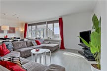 Gemeubelde duplex met 5 slaapkamers en dakterras te huur in Antwerpen