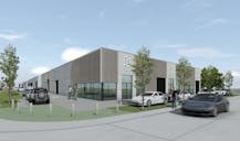 Nieuwbouw KMO-unit van ca. 323 m² in Dentergem