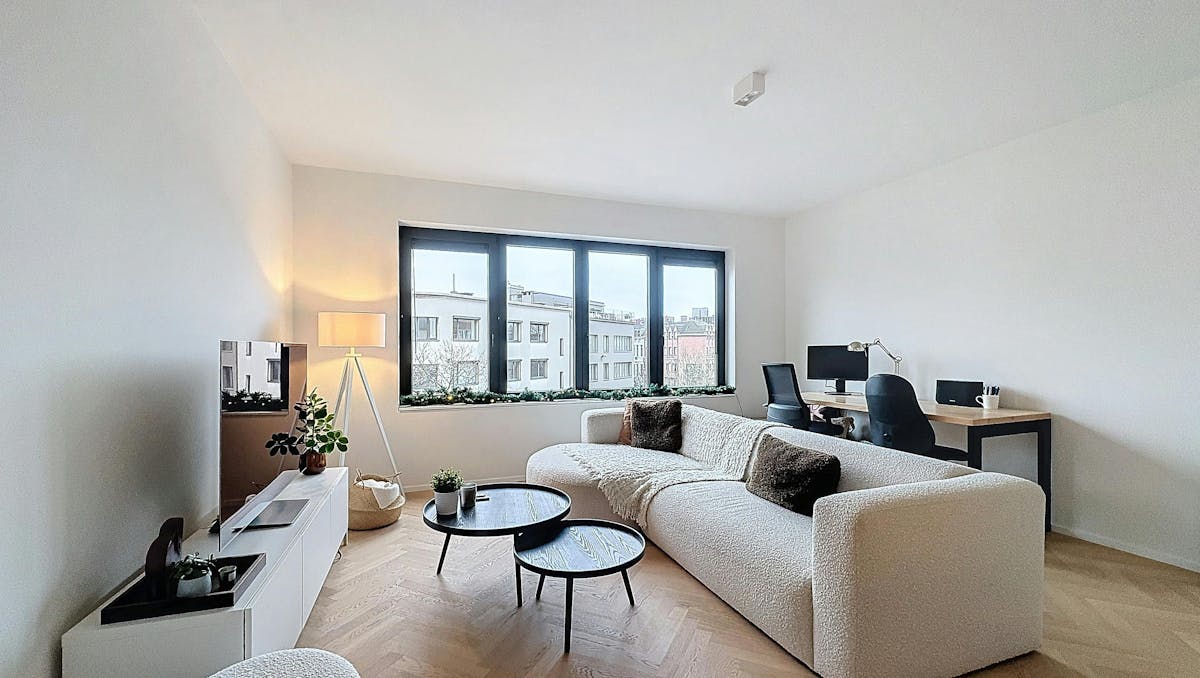Modern één-slaapkamerappartement te huur in Antwerpen