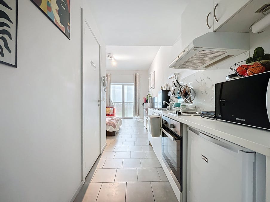 Instapklare Studio met terras te koop in de Parktoren Antwerpen