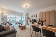 Bright one bedroom apartment with side sea view!