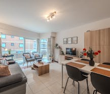 Bright one bedroom apartment with side sea view!