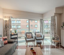 Bright one bedroom apartment with side sea view!