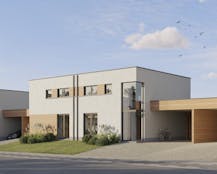 Moderne nieuwbouwwoning met 3 slaapkamers, tuin en carport in Zwevegem