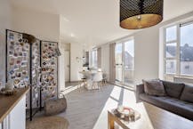 Duplex appartement in centrum Dilsen met 2 slaapkamers.