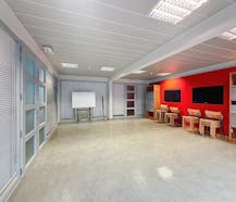 Office space for rent (50m²) on the Grasmarkt in Brussels.