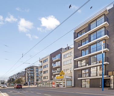 Duplex-penthouse met 43m² terrassen te Koksijde-Bad