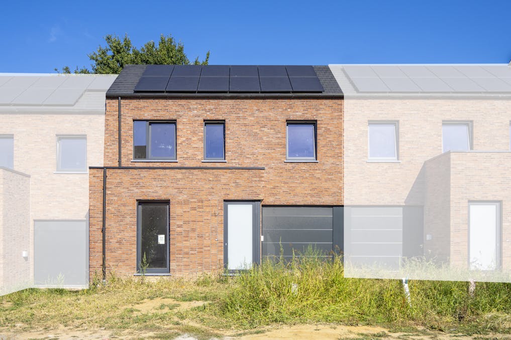 Nieuwbouwwoning met 3 kamers & garage te huur in Kortrijk