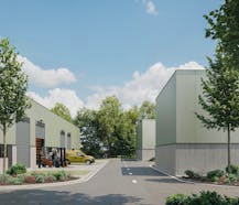 Nieuwbouw KMO-units (ca. 105 m²-ca. 480 m²) te koop in Halle