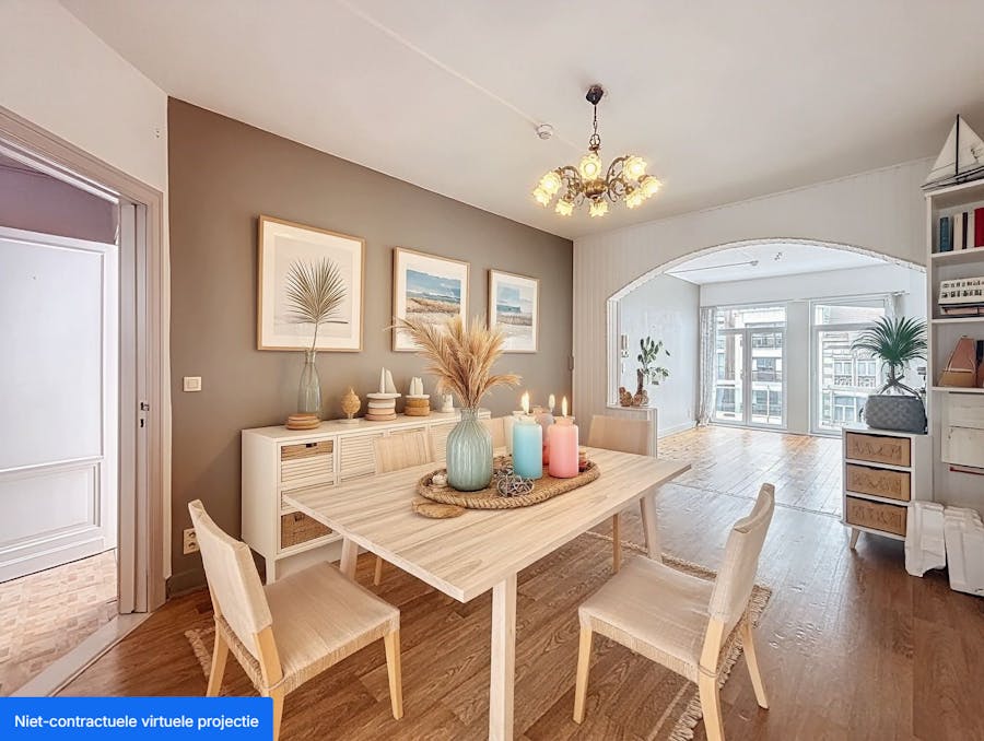 Op te frissen appartement te koop te Blankenberge