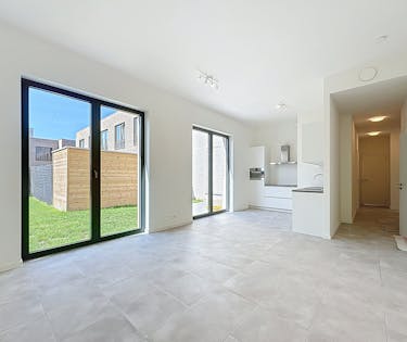 Gelijkvloers BEN-appartement met tuin te huur op Linkeroever
