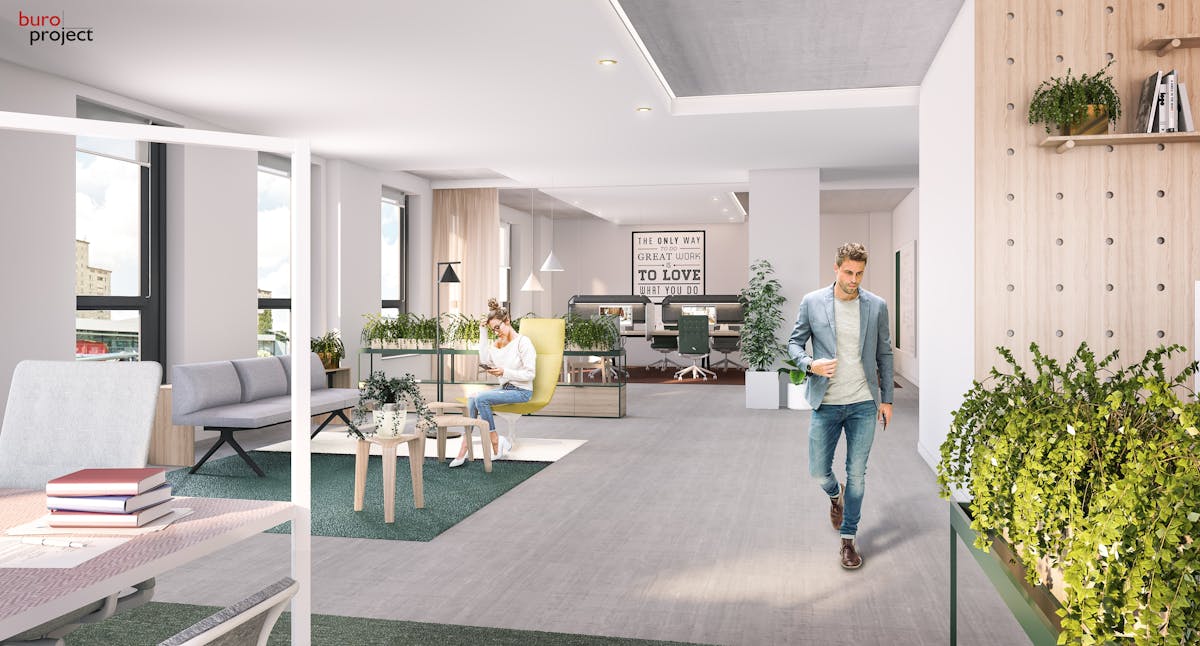 Espaces de bureau à usage mixte