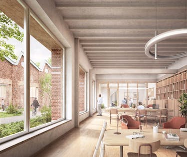 Kantoorruimte van ca. 170 m² in project Walle te Kortrijk