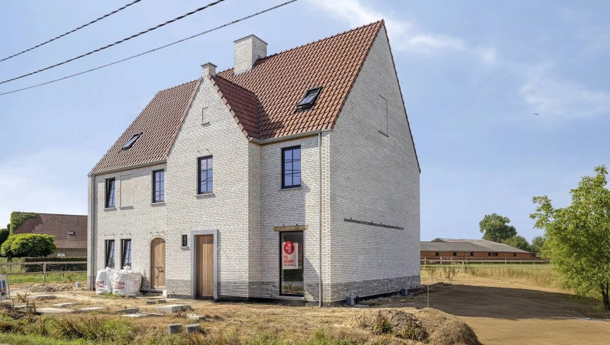 Landelijke nieuwbouwwoning met 3 kamers te koop in Avelgem