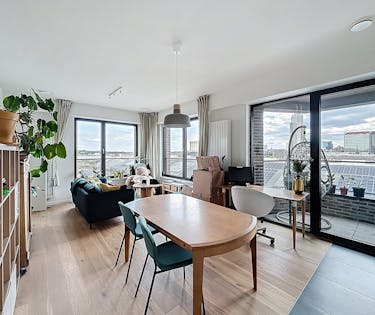 Appartement 1 chambre avec une belle vue sur Bruxelles.