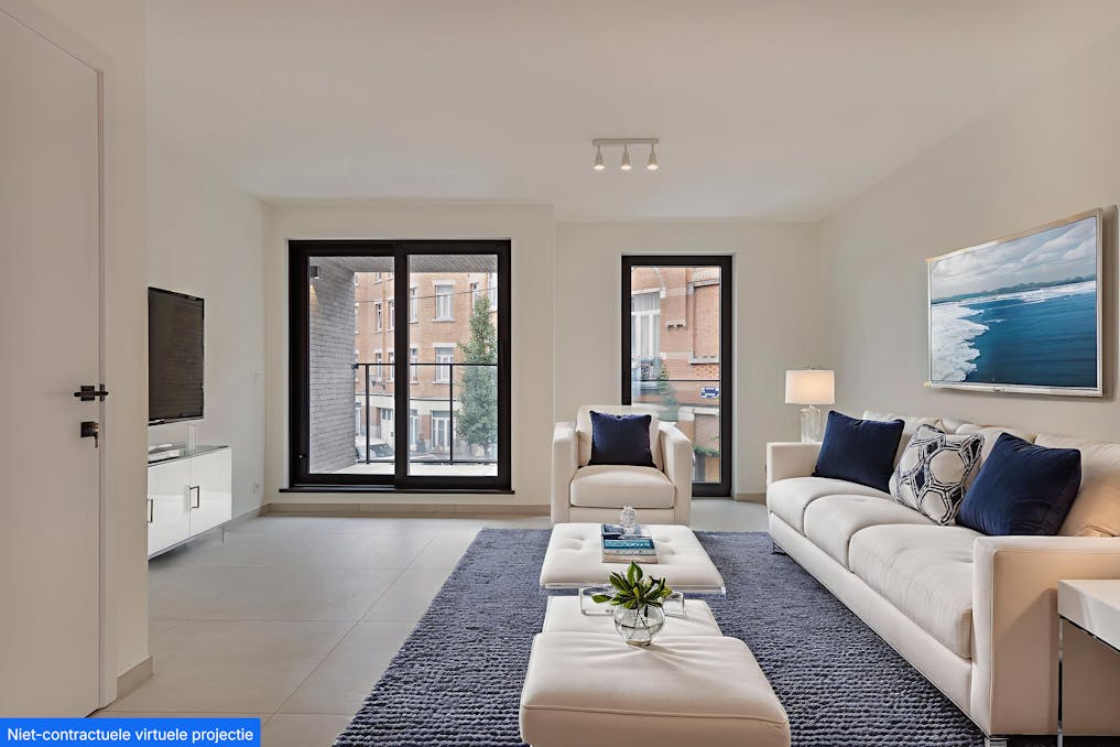 L'appartement duplex de 3 chambres à vendre à Koekelberg