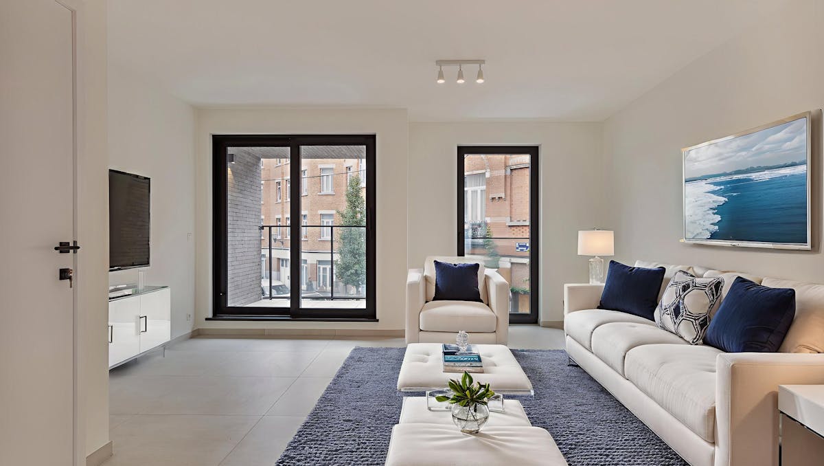 L'appartement duplex de 3 chambres à vendre à Koekelberg