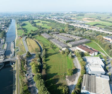 Nieuwbouw KMO-units (ca. 105 m²-ca. 480 m²) te koop in Halle