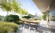 Exclusief tuinappartement in Villa d’Astene