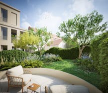 Exclusief tuinappartement in Villa d’Astene