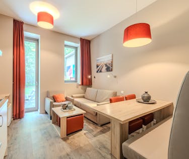 Instapklare studio te koop op een rustig domein te Westende!