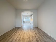 Gelijkvloers appartement met 1 slaapkamer te huur in Merksem