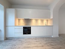 Gelijkvloers appartement met 1 slaapkamer te huur in Merksem