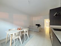 Gerenoveerd gelijkvloers appartement met twee slaapkamers