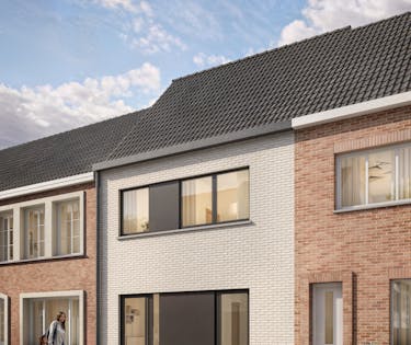 Nieuwbouwhuis met 3 slaapkamers in Oude Hoogweg te Sint-Kruis (Brugge)