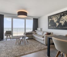 Recent appartement (2017) met 2 slaapkamers op de Zeedijk