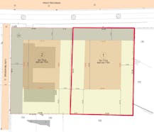 Ruim perceel grond (877m²) te koop in hartje Koksijde-Bad